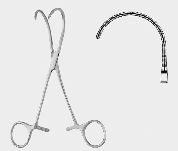 Судинний затискач КУЛІ (COOLEY), 17 см (cm), сильно вигнутий. Бренд: Zepf (Зепф).